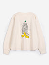Bobo Choses Hidden Monster T-Shirt Damen Print off white weiß