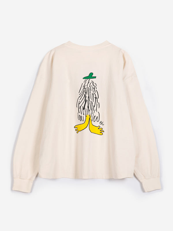 Bobo Choses Hidden Monster T-Shirt Damen Print off white weiß