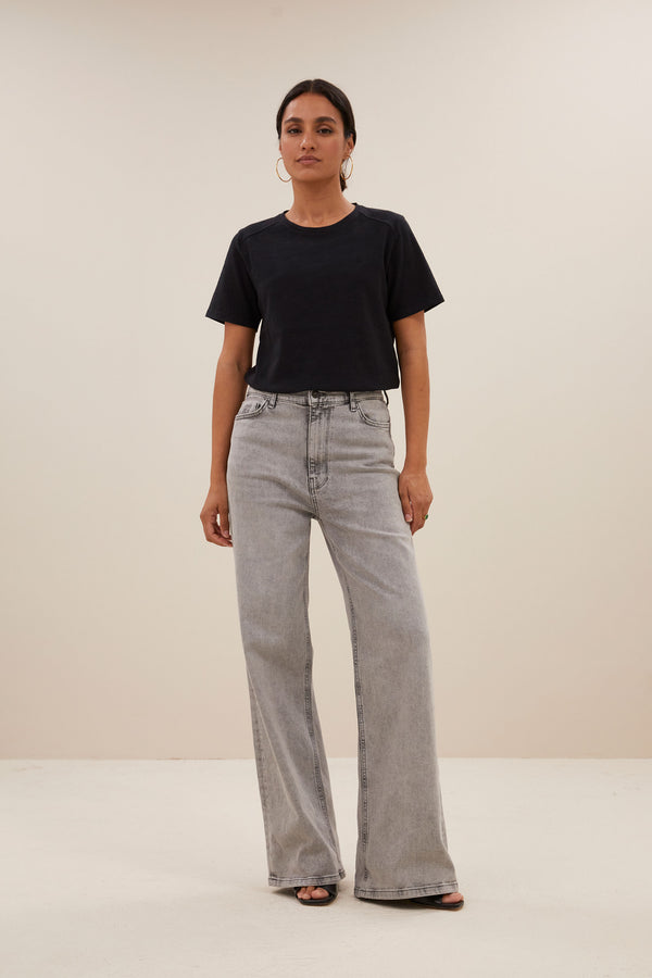 By-Bar Holy Logo Top Black Damen Shirt schwarz