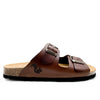 Thies Eco Leder Riemen Sandalen Dark Brown