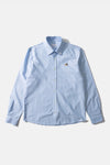 Edmmond Studios Light Blue Oxford Shirt Hemd Herren hellblau