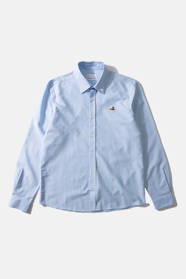 Edmmond Studios Light Blue Oxford Shirt Hemd Herren hellblau
