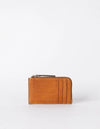 O MY BAG Lola Coin Purse Cognac Classic Leather Geldbörse braun