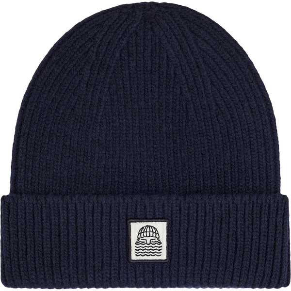 Bask In The Sun To The Sea Beanie Navy Unisex blau