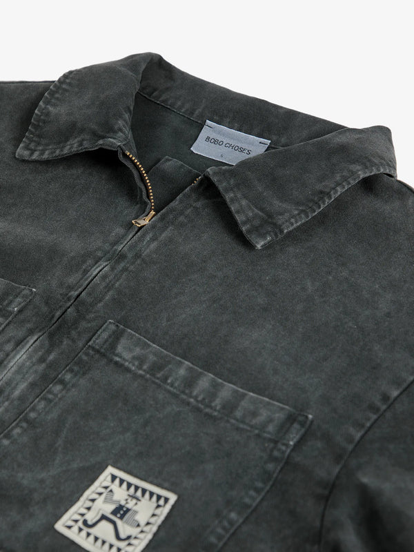 Bobo Choses Denim‑Jumpsuit mit Reißverschluss Damen schwarz