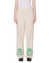 Obey Roses Embellished Natural Pants Hose creme