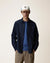 Faguo Ivoy Oxford Hemd Navy Herren Baumwolle blau