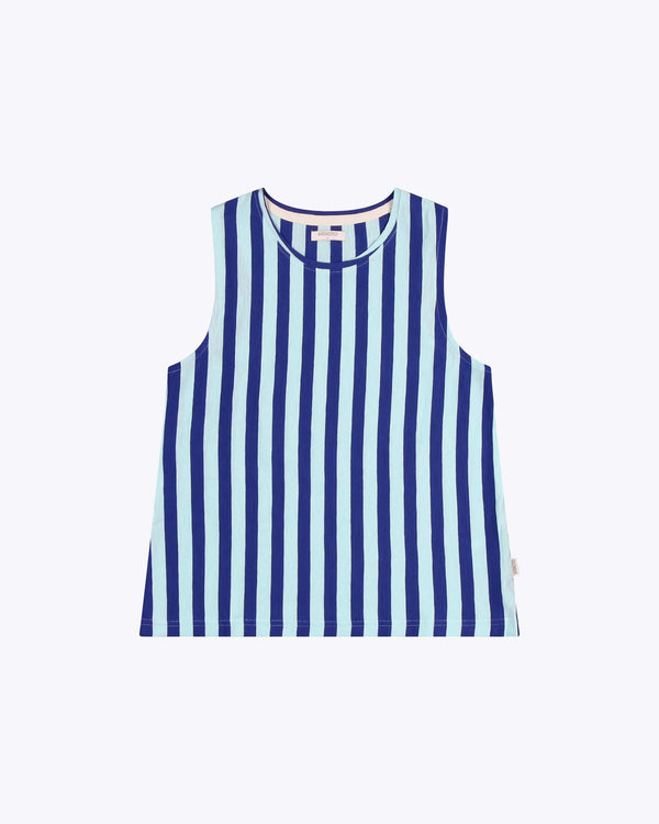 Wemoto Sleeveless Top Damen blau gestreift