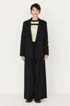 SKFK Nia Trouser Damen Palazzo Tencel Hose schwarz