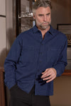 About Companions Dario Indigo Mid Blue Shirt Hemd Herren blau