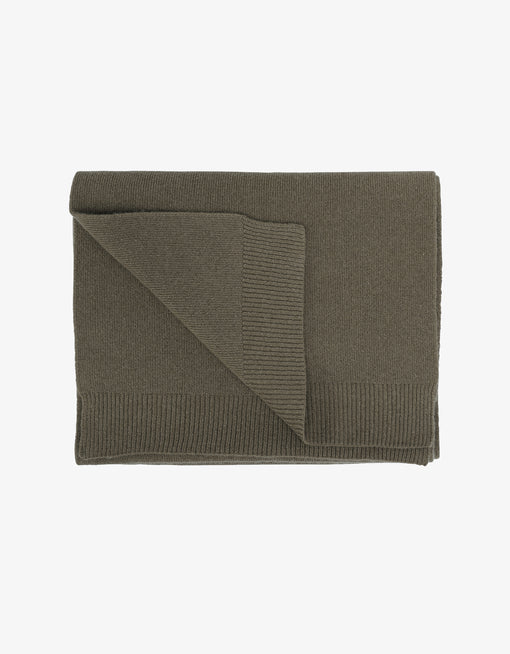 Colorful Standard Merino Wool Schal Damen Dusty Oliv