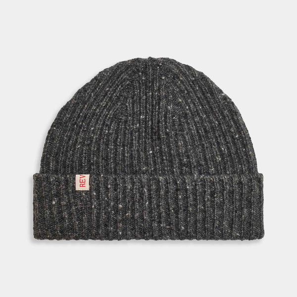 Revolution Melange Beanie Mütze Unisex schwarz