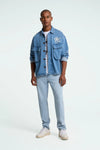 Kings of Indigo Blue Reef Pant Hose Herren hellblau