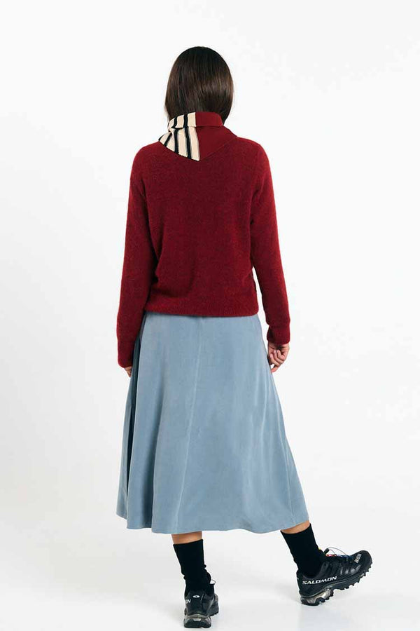 Suite13Lab Babol Jumper Brick Damen Sweater Strickpullover rotbraun