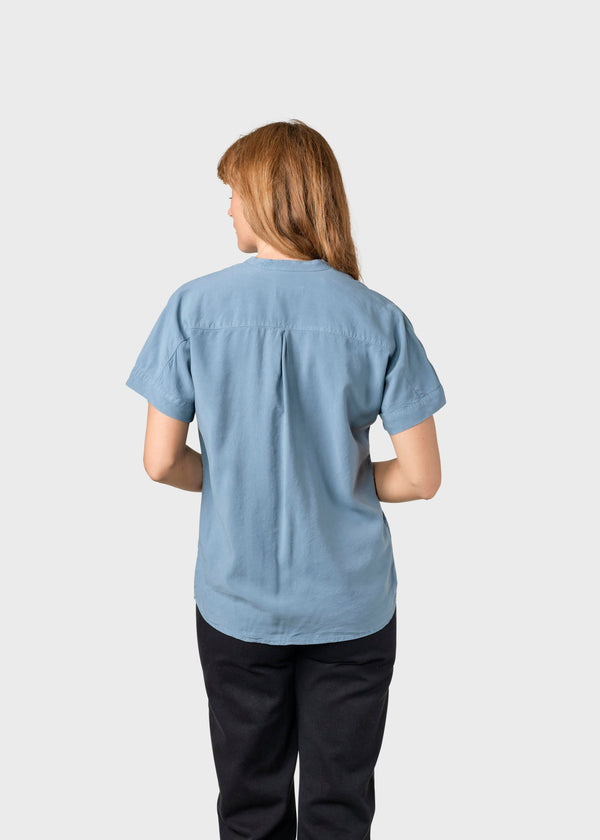 Klitmøller Li Shirt Damen Bluse hellblau