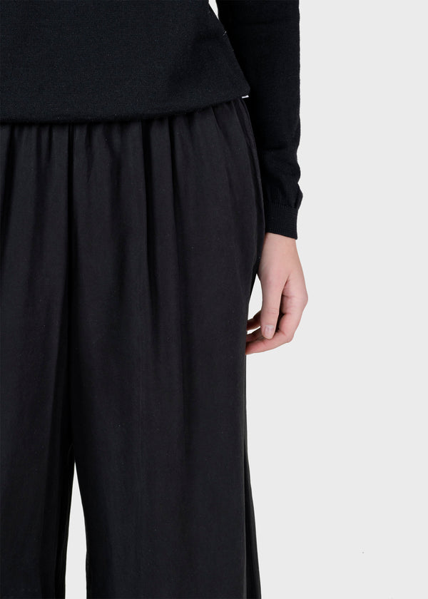 Klitmøller Leonora Pants Black Damen Lyocell Culotte schwarz