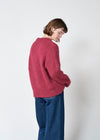 Klitmøller Mira Sweater Burgundy Damen Strickpullover Alpaka rot
