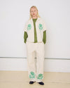 Obey Roses Embellished Natural Pants Hose creme