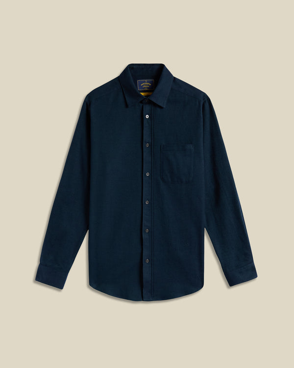 Portuguese Flannel Espiga Green Herren Hemd Baumwolle grün