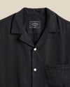 Portuguese Flannel Black Dogtown Kurzarm Hemd Herren schwarz