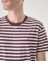 Cleptomanicx Ligull Winetasting Stripe Tee T-Shirt Herren gestreift