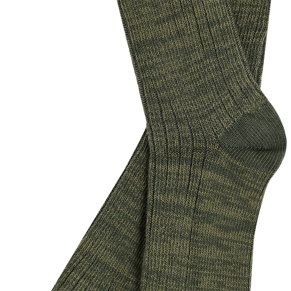 Bask in the Sun Txalupa Sock Moss Unisex Bio Baumwolle grün