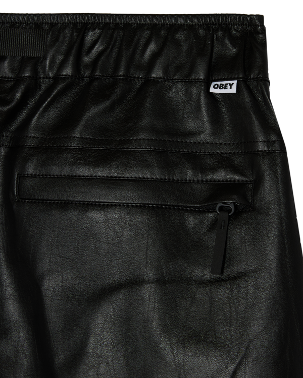 OBEY Obsidian PU Pant Black Herren Hose schwarz