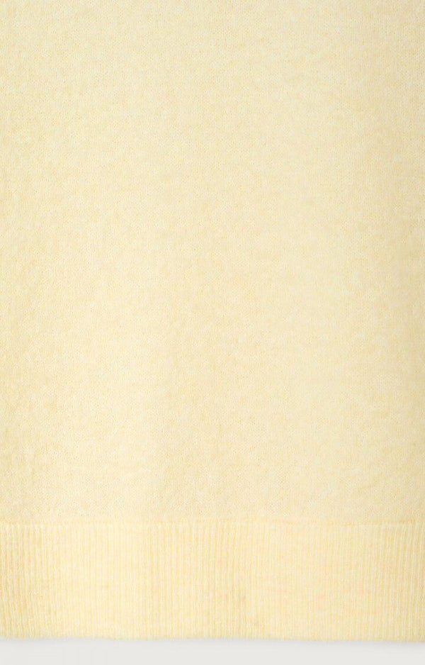American Vintage Ouity Limonade Chine Strickpullover Herren gelb