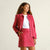 Dedicated Majorna Corduroy Skirt Holly Red Damen Minirock rot