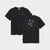 Dedicated Stockholm Wonky Bike T-Shirt Bio Baumwolle Shirt schwarz