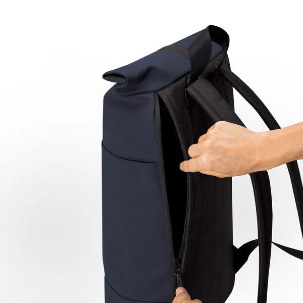 Hajo Medium Lotus Infinity Backpack Dark Navy Rucksack vegan dunkelblau