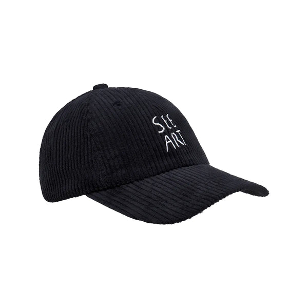 Bask in the Sun Carbon Art Cap Schwarz Vorderansicht