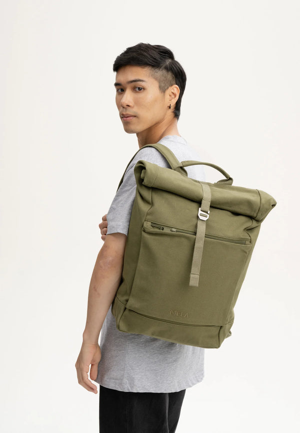 MELA Rucksack AMAR olivgrün