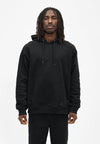 Cleptomanicx Mask Boxy Hooded Black Sweat Herren schwarz