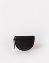 O My Bag Laura Coin Purse Classic Black Leder Münz-Portemonnaie unisex