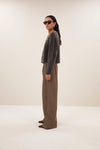 By-Bar Vasile Cardigan Moss Brown Damen Strickjacke Mohair braun