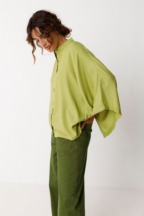 SKFK Doltza Shirt Bluse Damen grün