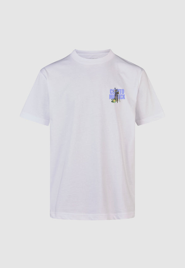 Cleptomanicx White Freibad Classic T-Shirt Herren weiss