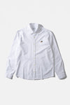 Edmmond Studios White Oxford Shirt Hemd Herren weiss