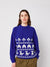 Bobo Choses Farm Oversize-Pullover Jaquard Damen blau