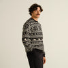 Dedicated Mora Fairisle Hike Black Herren Strickpullover schwarz ecru