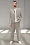 About Companions Elmar Blazer Dusty Olive Herren salbeigrün