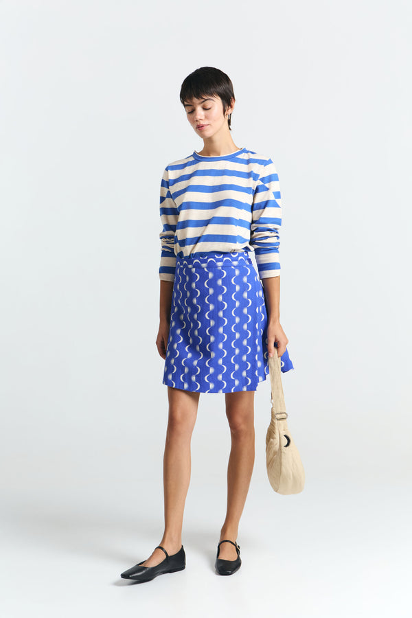 Suite 13 Ganges Stripes Shirt Damen Langarm Streifen blau