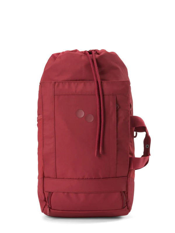 pinqponq Blok Medium Siena Red Backpack Rucksack dunkelrot