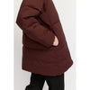 Selfhood Oversize Puffer Jacke Damen braun