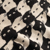 Dedicated RossbergaRossberga Pepita Cats Oat White Schal schwarz weiß