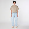 Dawn RISE Relaxed Tapered Vintage Ice Blue Minimal Stretch Jeans Hose Herren Hellblau