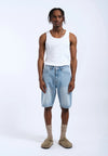 Dr.Denim Omar Shorts Stream Light Fade Herren Denim hellblau