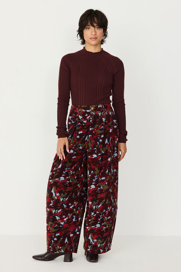 SKFK Kenare Trouser Rocks Damen Barrel Leg Pants multicolor