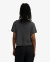 Colorful Standard Organic Boxy Crop T-Shirt Faded Black Damen T-Shirt schwarz